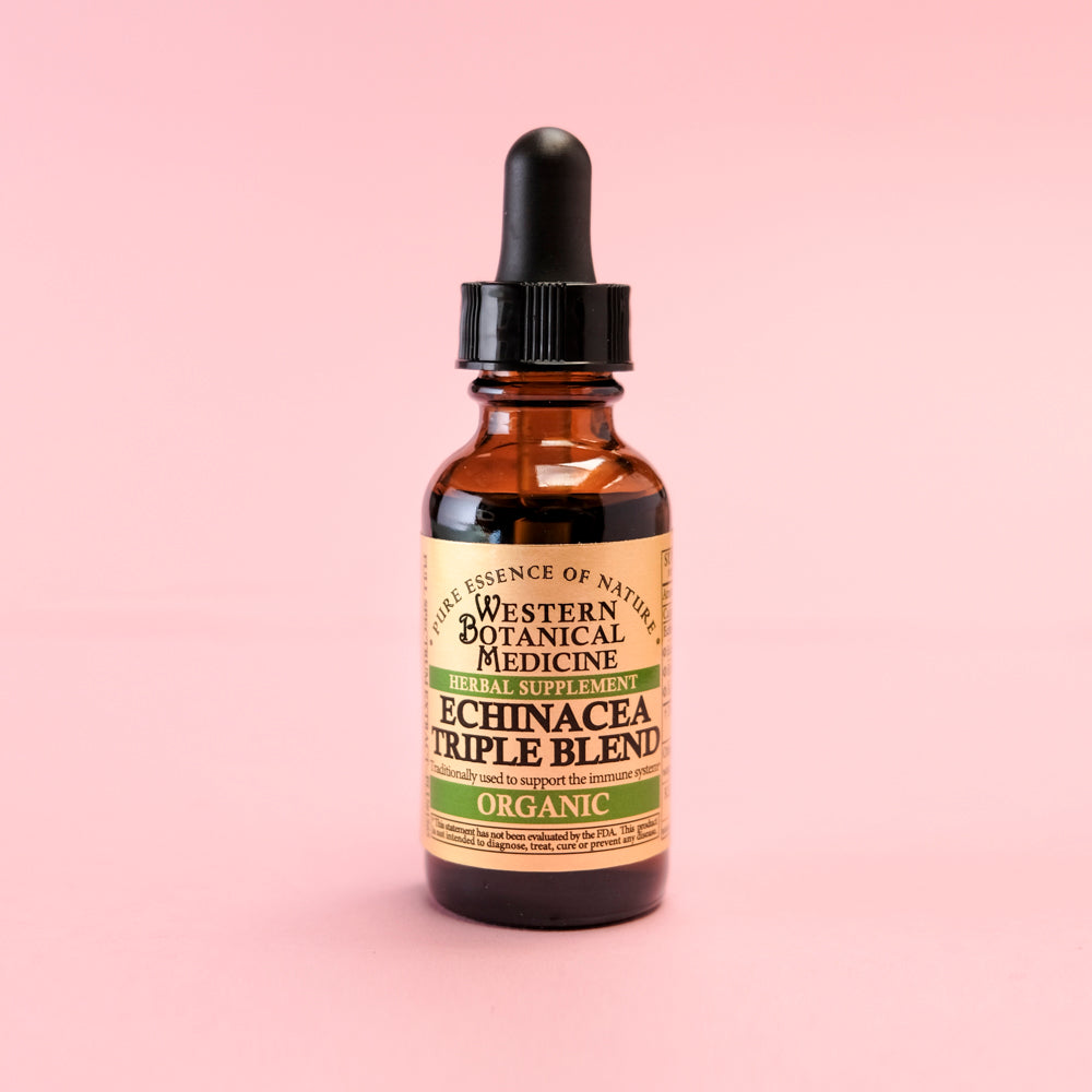 Organic Echinacea Triple Blend Herbal Tincture