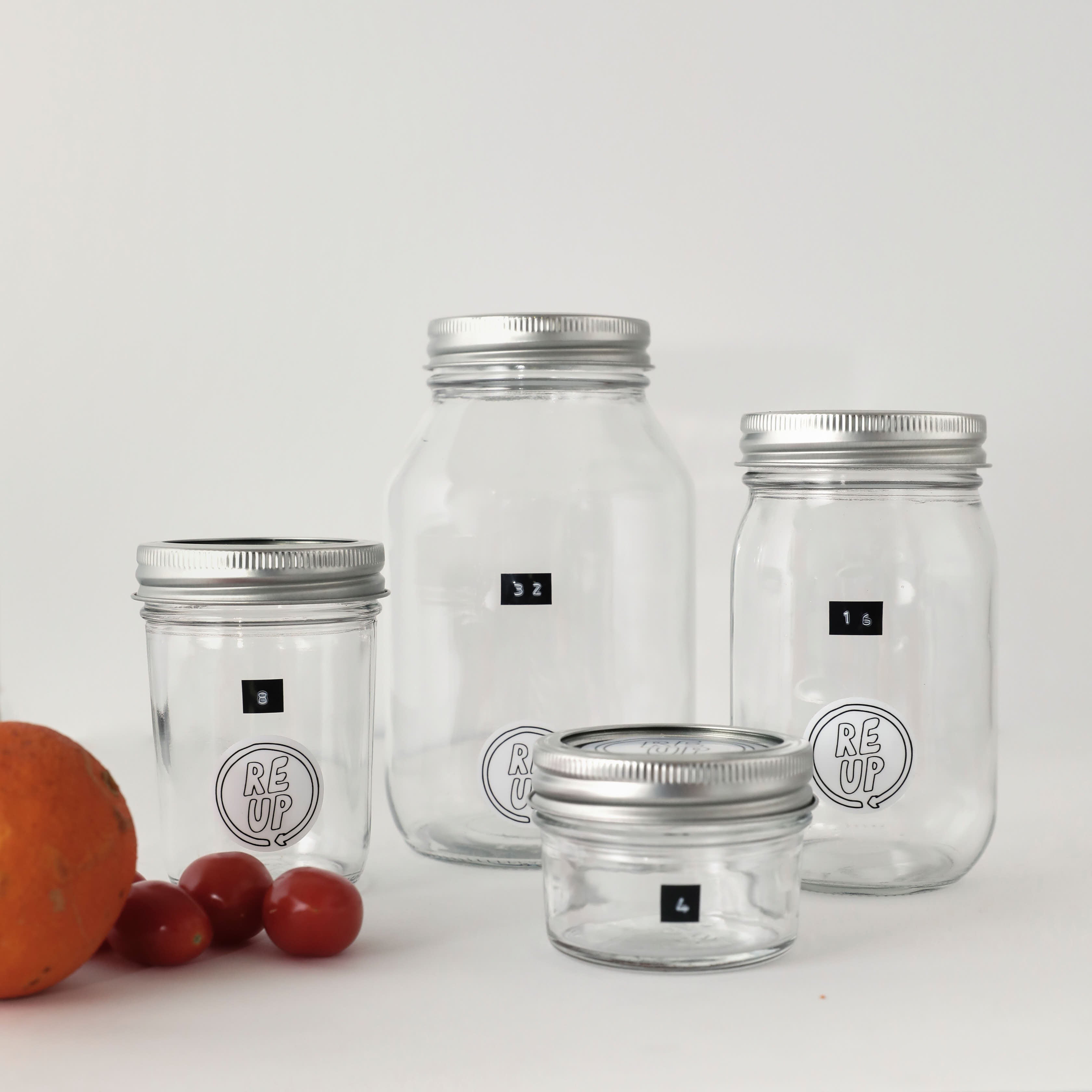 Clear Glass Containers