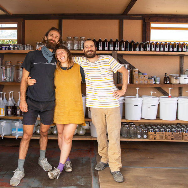 the co-founders in the original shop