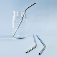 Curved Metal Straw