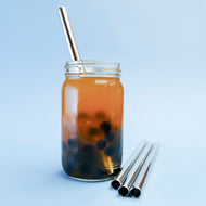 Wide Mouth Metal Straw