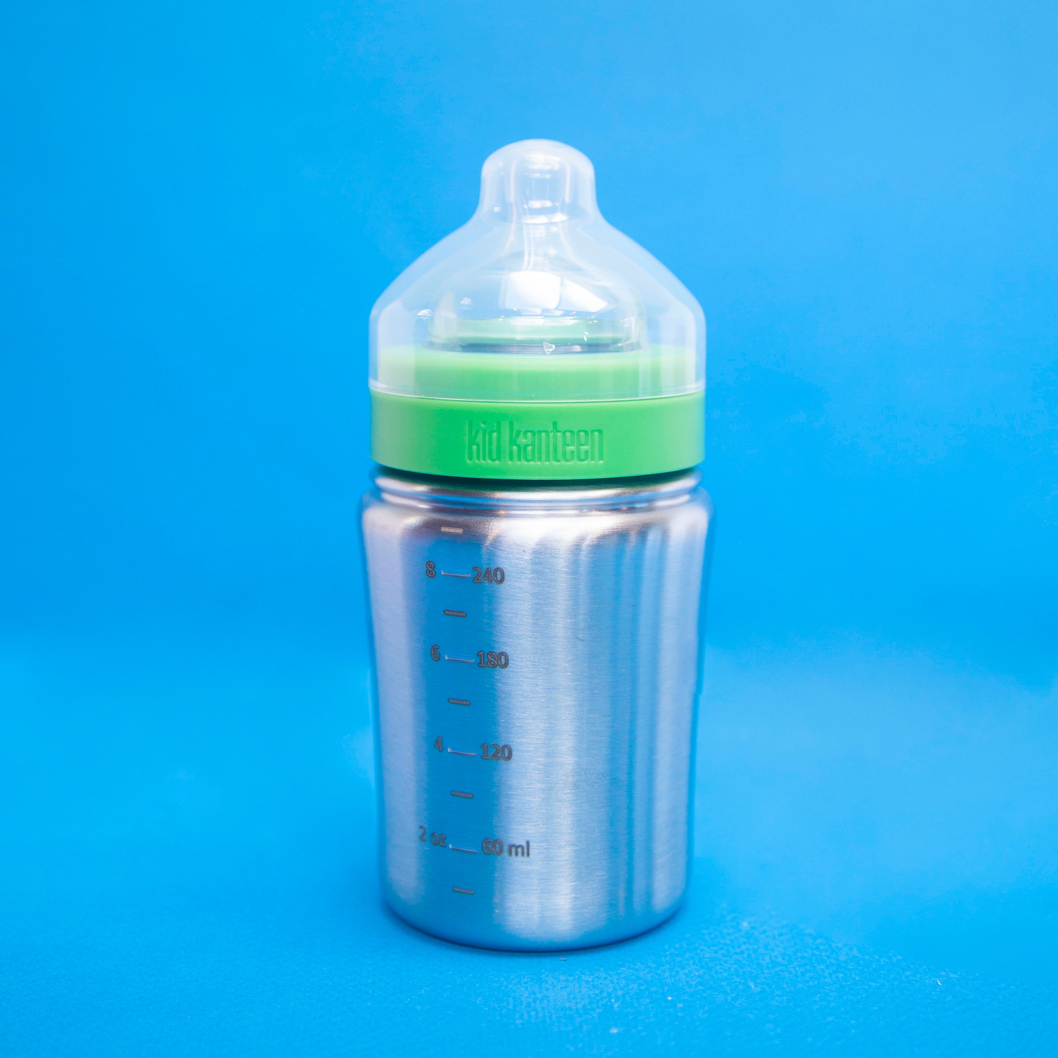 Klean Kanteen Kid Baby Bottle 9oz (Brushed Stainless)