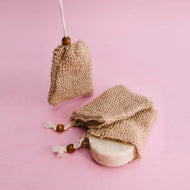 Linen Exfoliating Soap Bag